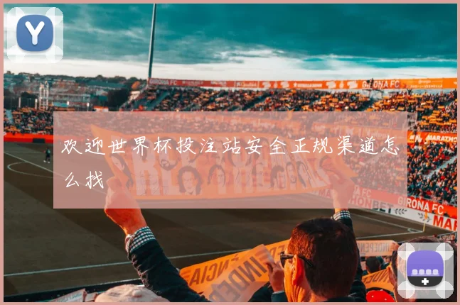 欢迎世界杯投注站安全正规渠道怎么找
